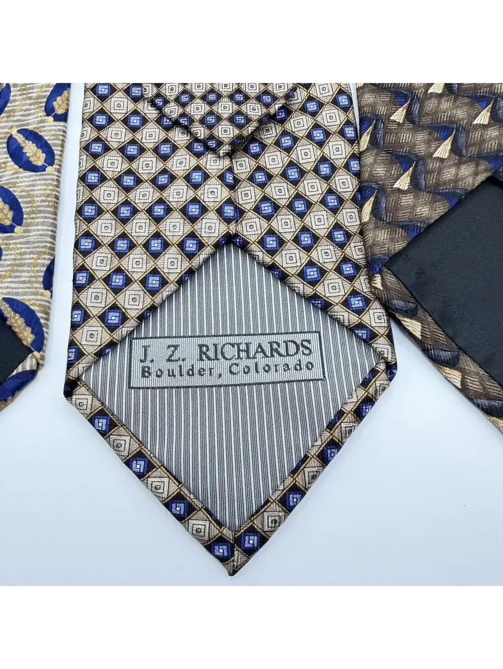 J. Z. Richards Tie Men's Bundle Lot of 3 Silk